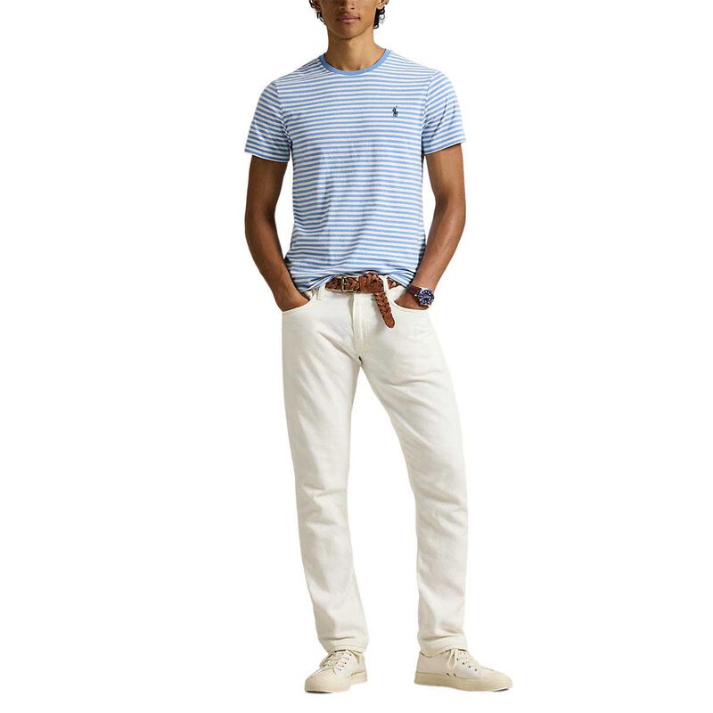 Polo Ralph Lauren Custom Slim Fit Striped Jersey T-Shirt image number 3